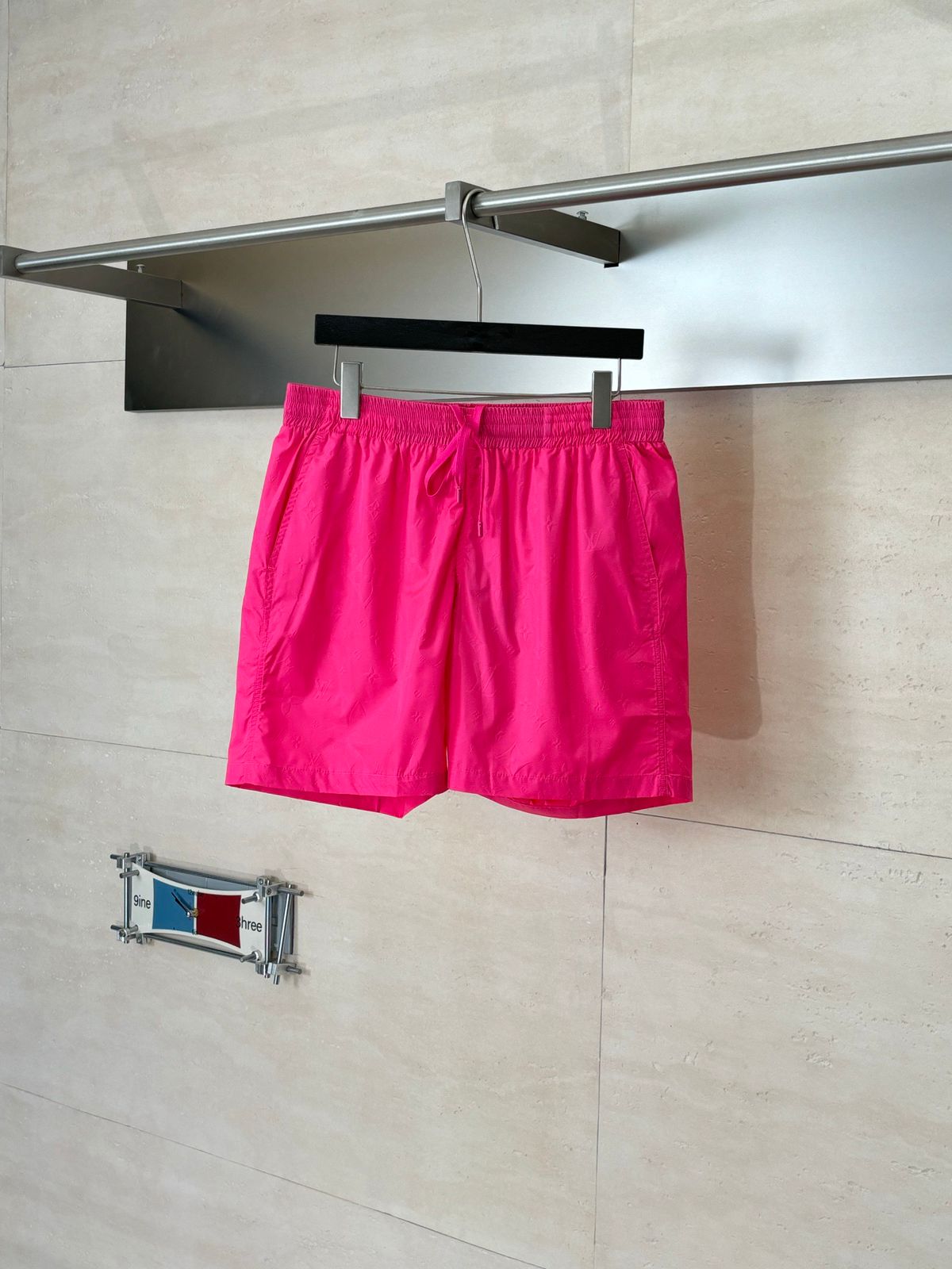 Louis Vuitton Monogram Moire Jacquard Silk Shorts