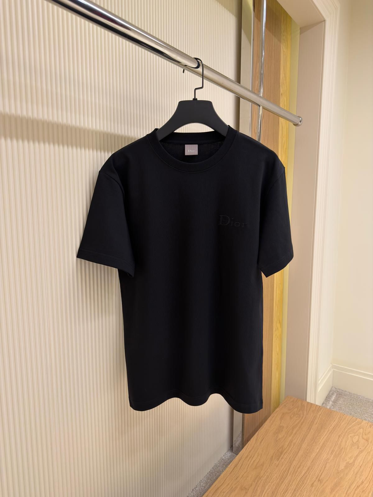 T-Shirt with Dior Embroidery, Relaxed Fit