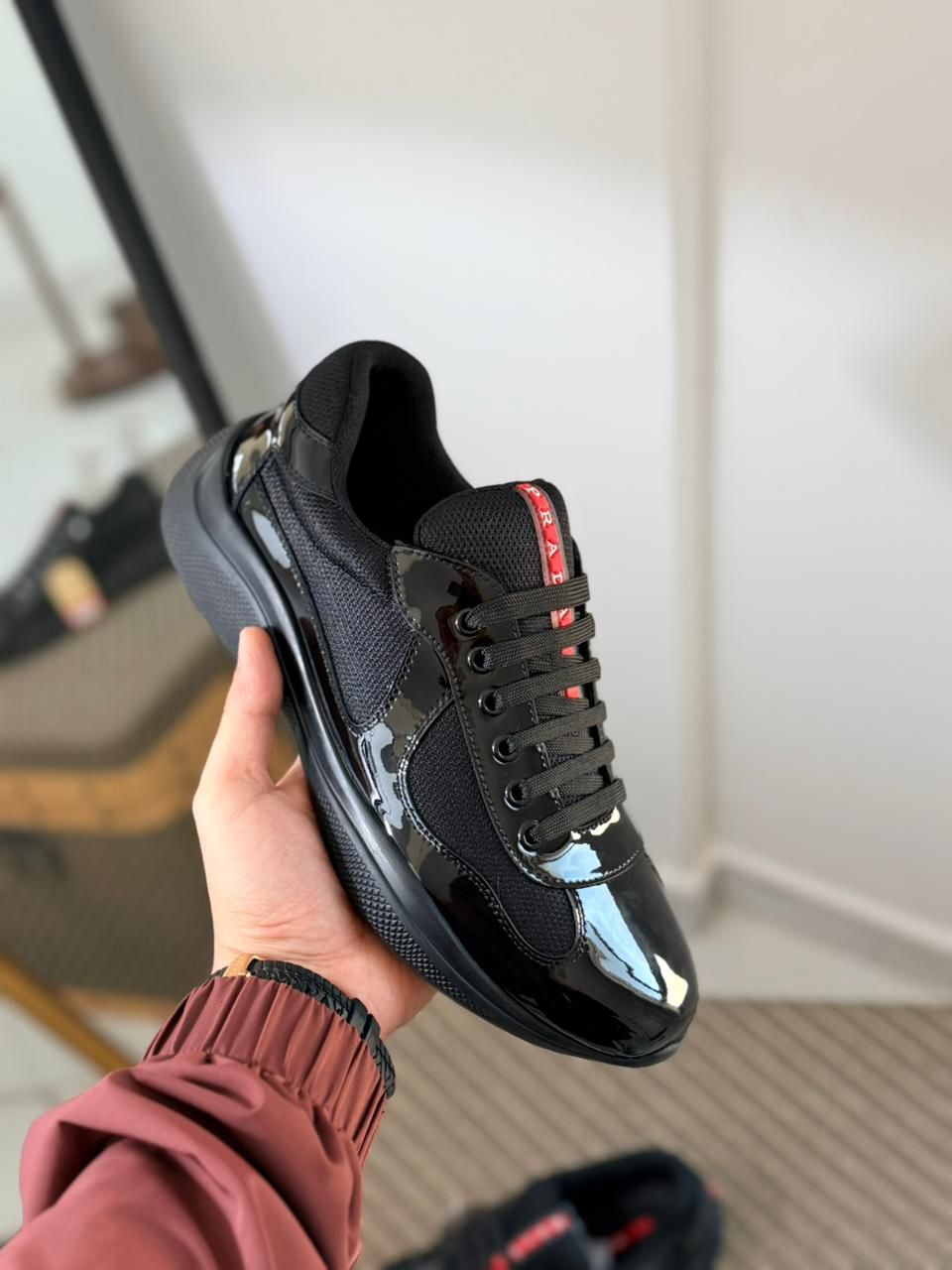 Prada Panelled Chunky Sneakers
