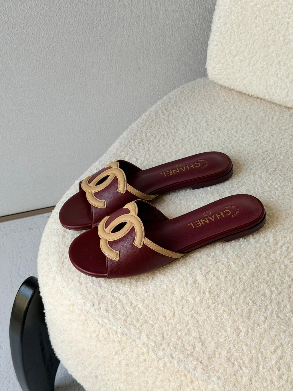 Chanel Lambskin Sandals