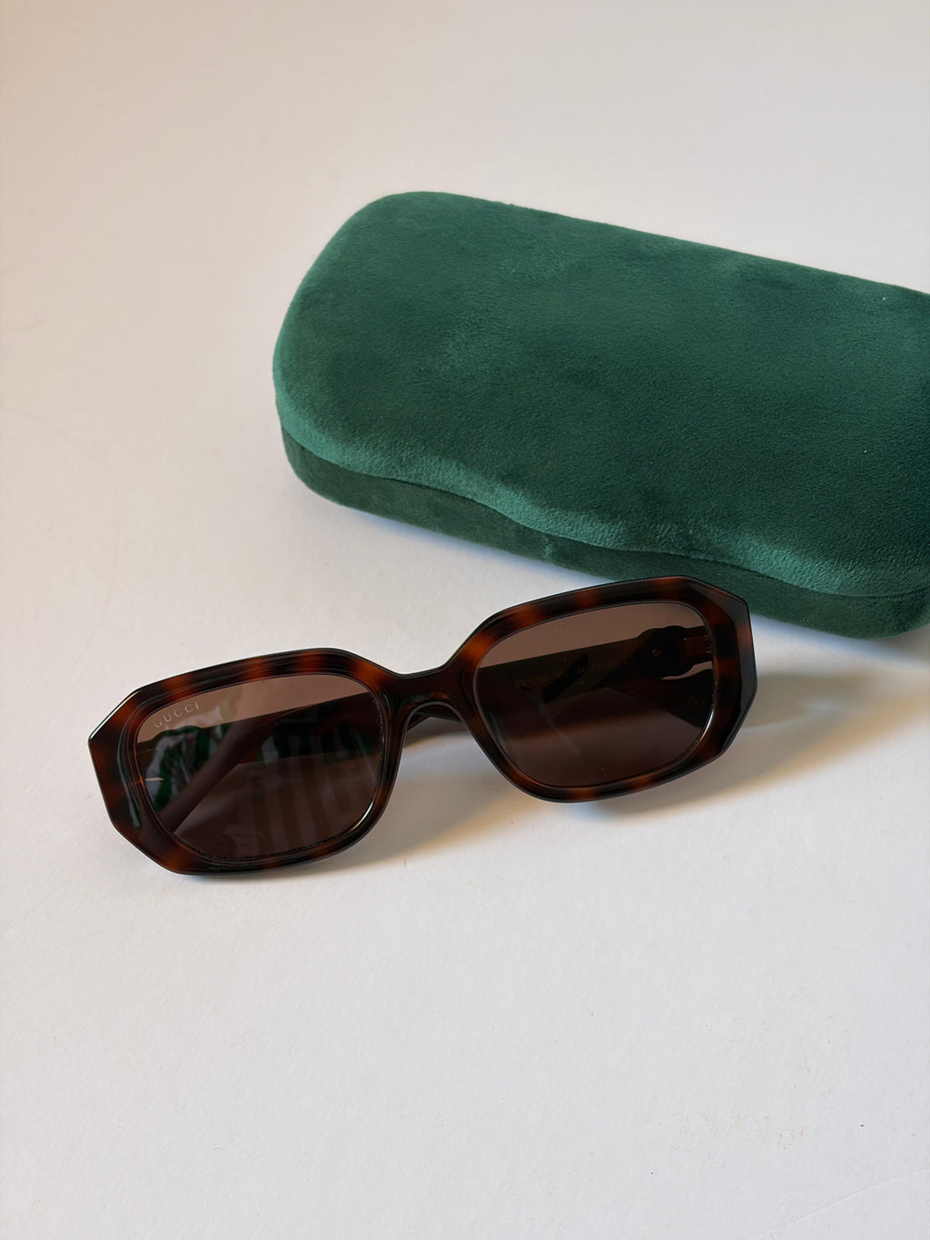Gucci Tortoise Square Frame