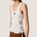 Miu Miu White Cotton Top