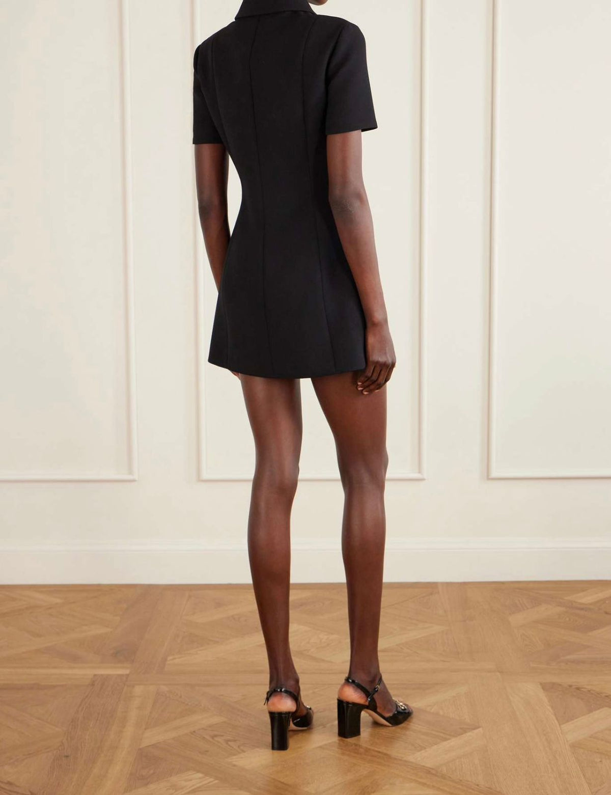 Gucci Black Double-G Mini Dress