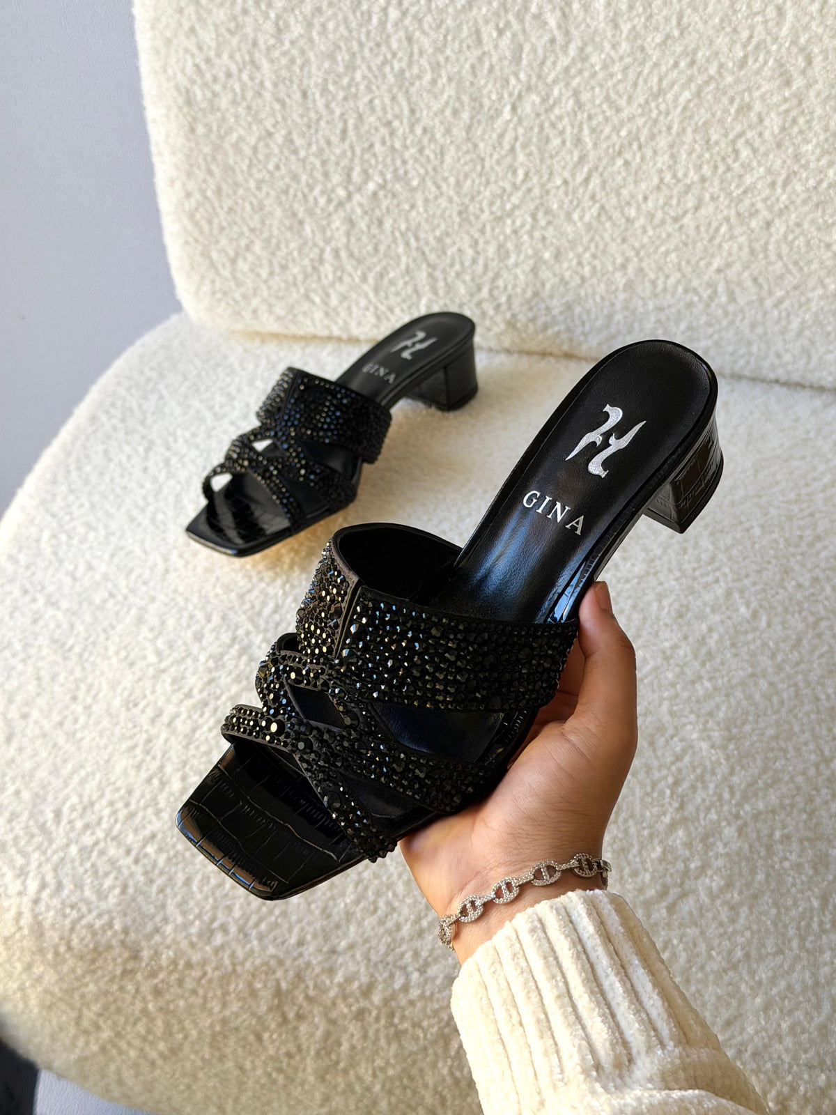 GINA LILA' Crystal Mules