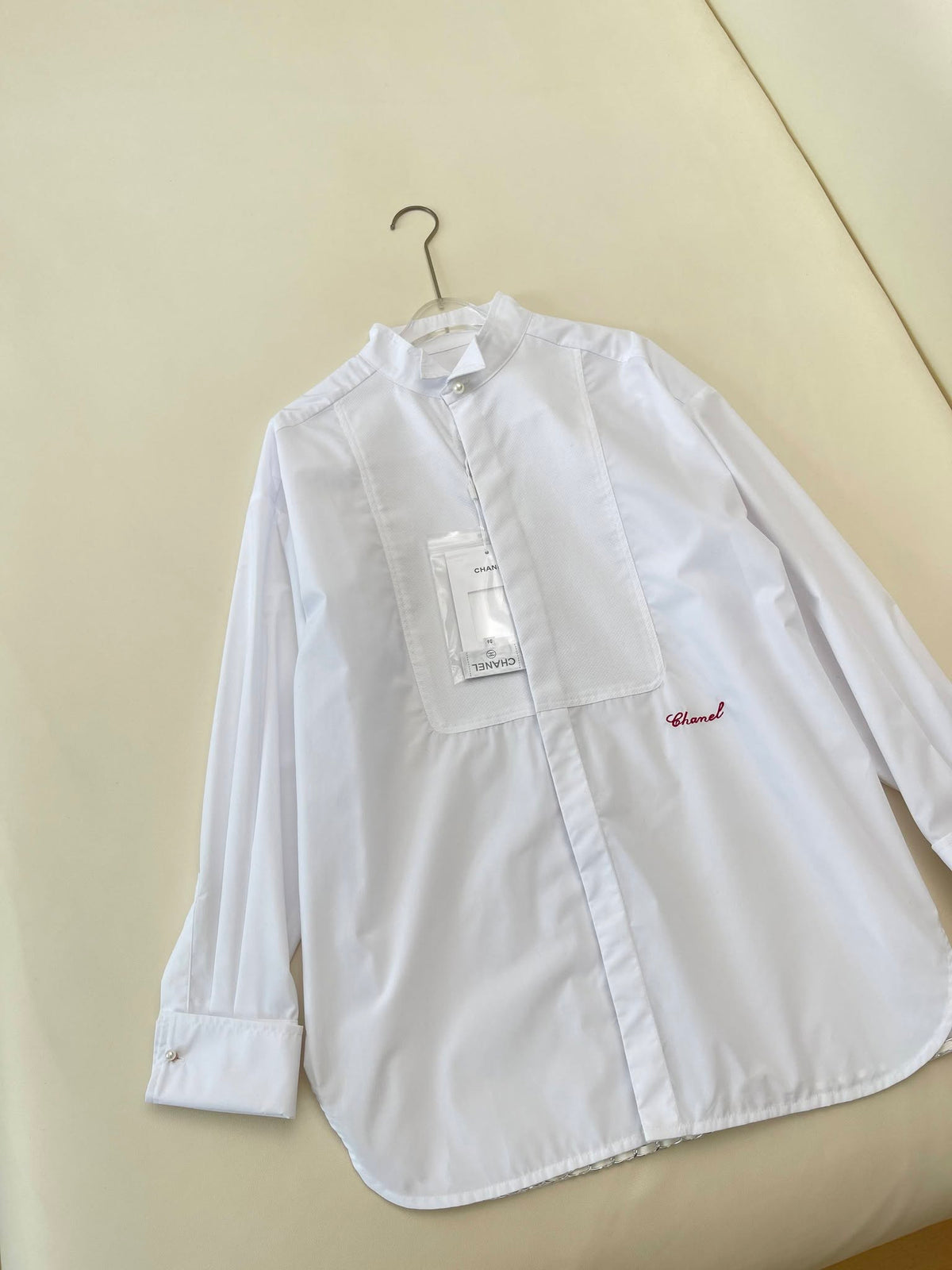 Chanel Long-sleeved shirt - Cotton, white
