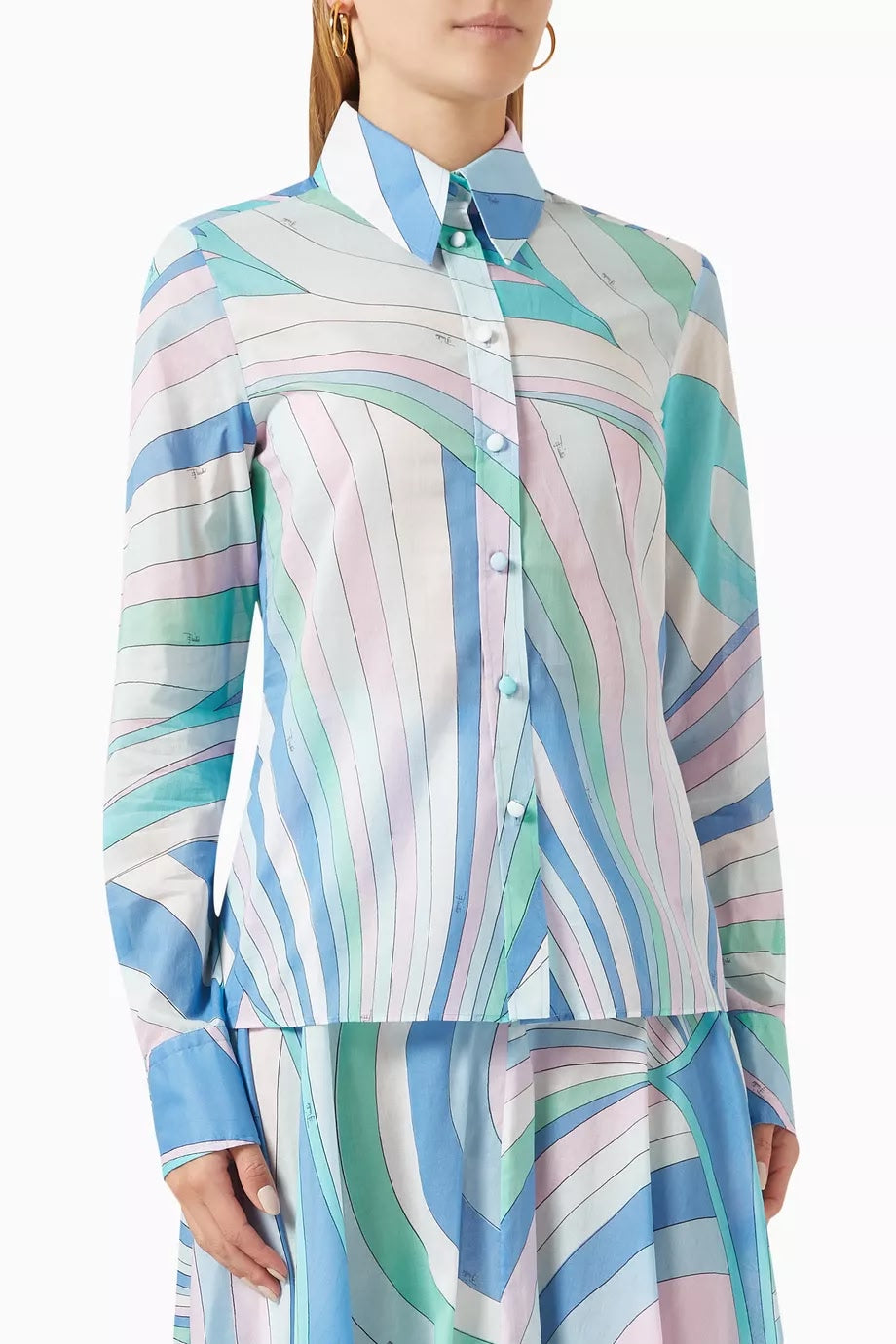 Pucci Blue Iride-print set