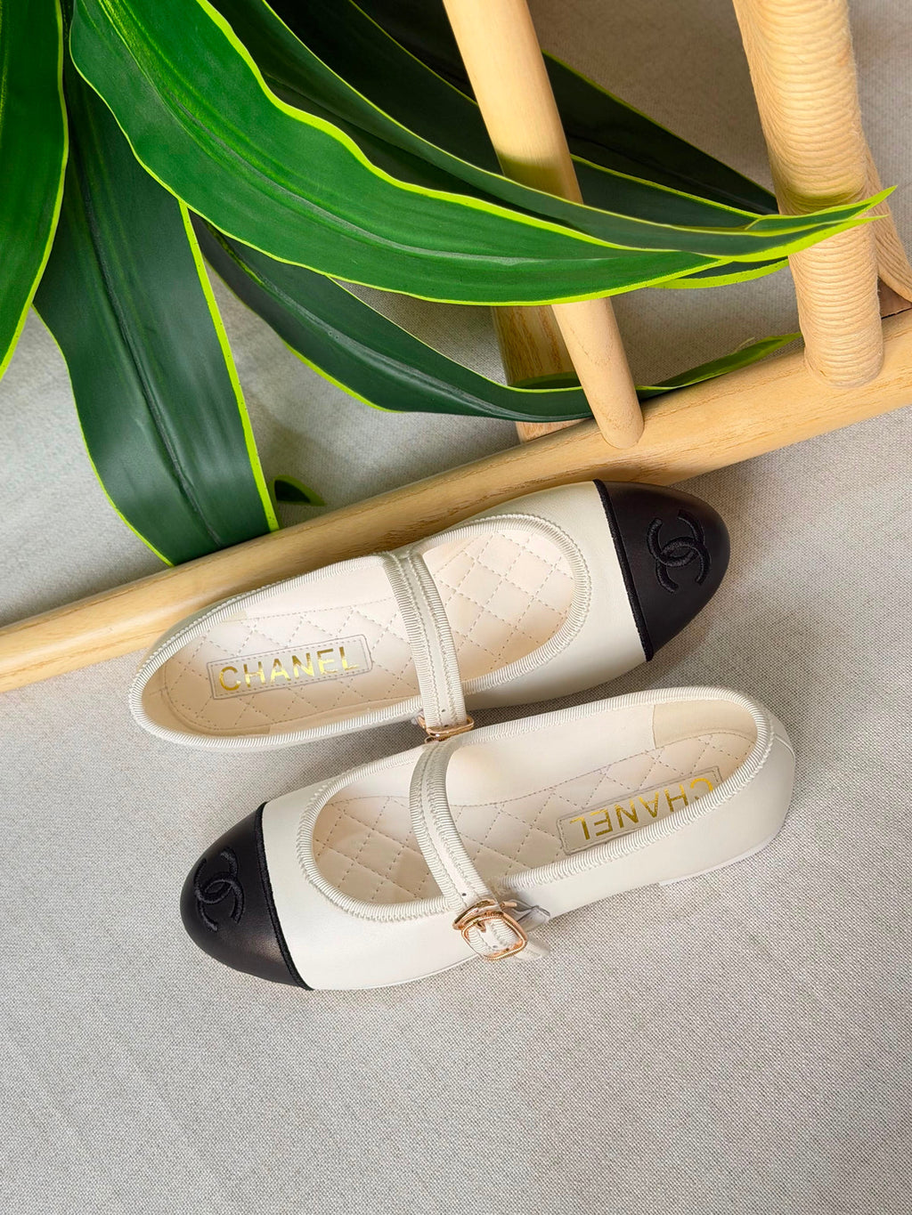 Chanel Suede Ballet Flats