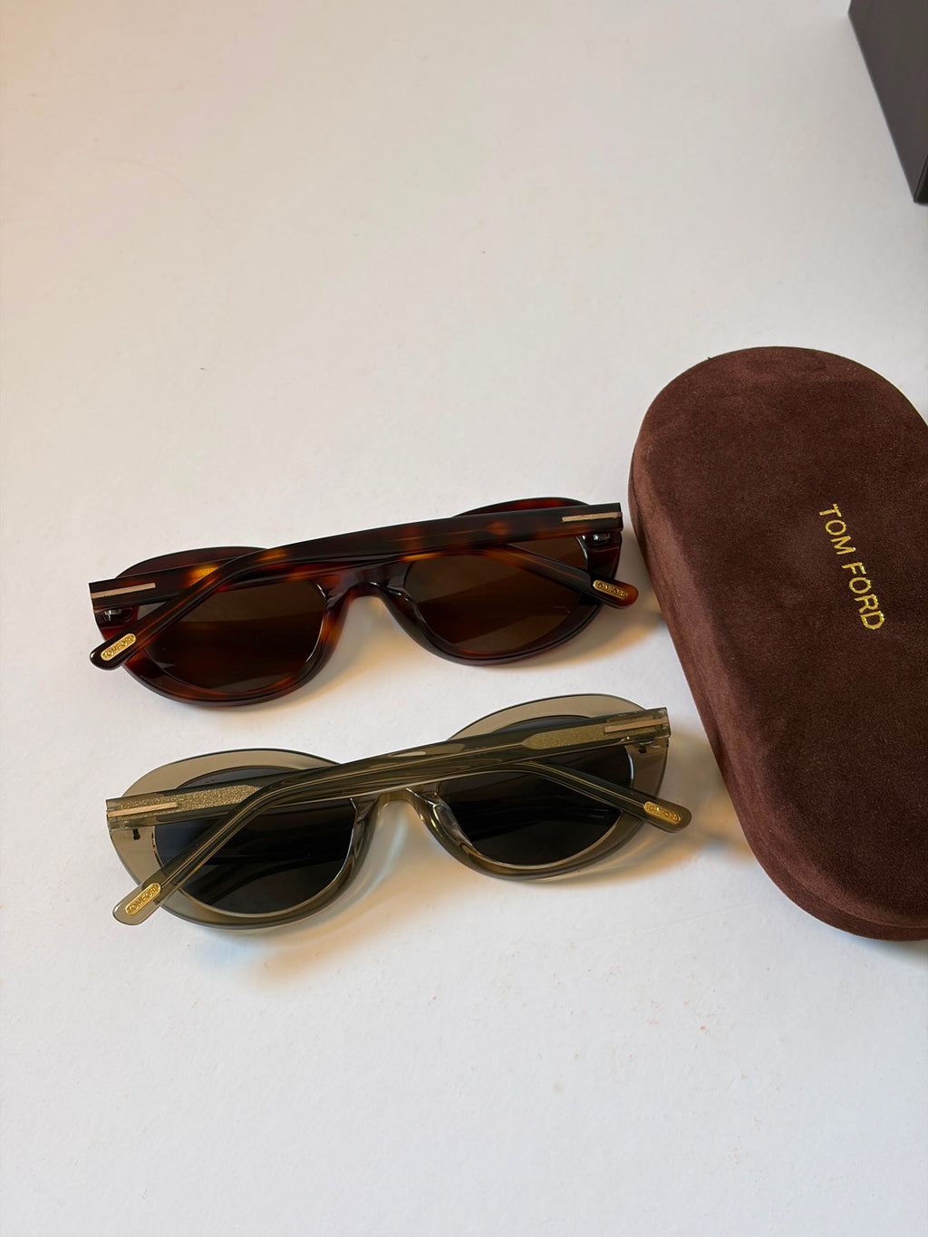 Tom Ford Brown Raffa Round Sunglasses