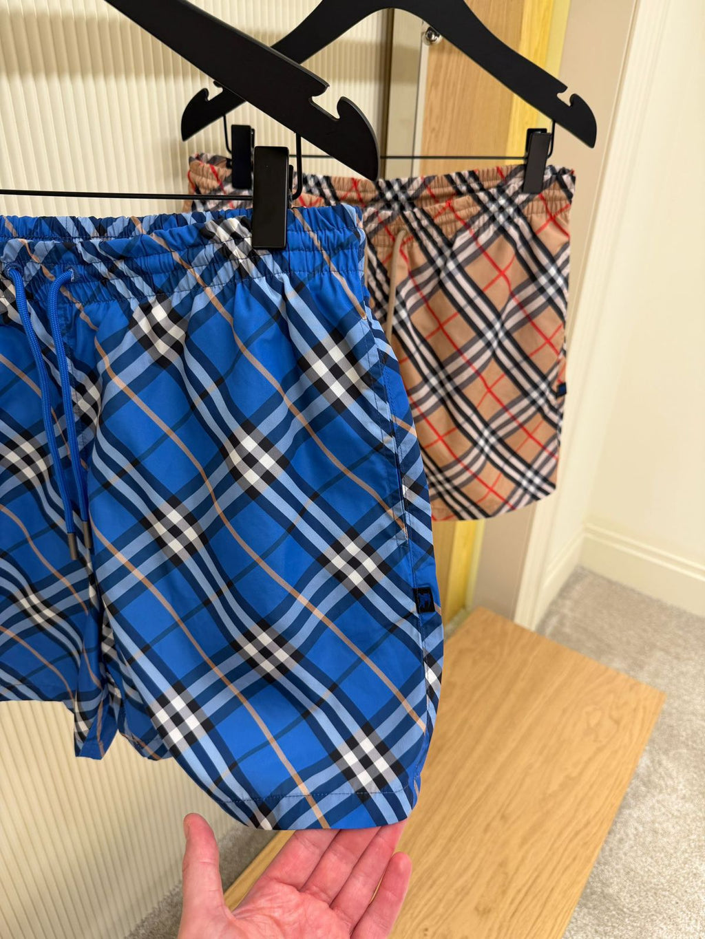 Burberry Neutral Logo Appliqué Vintage Shorts