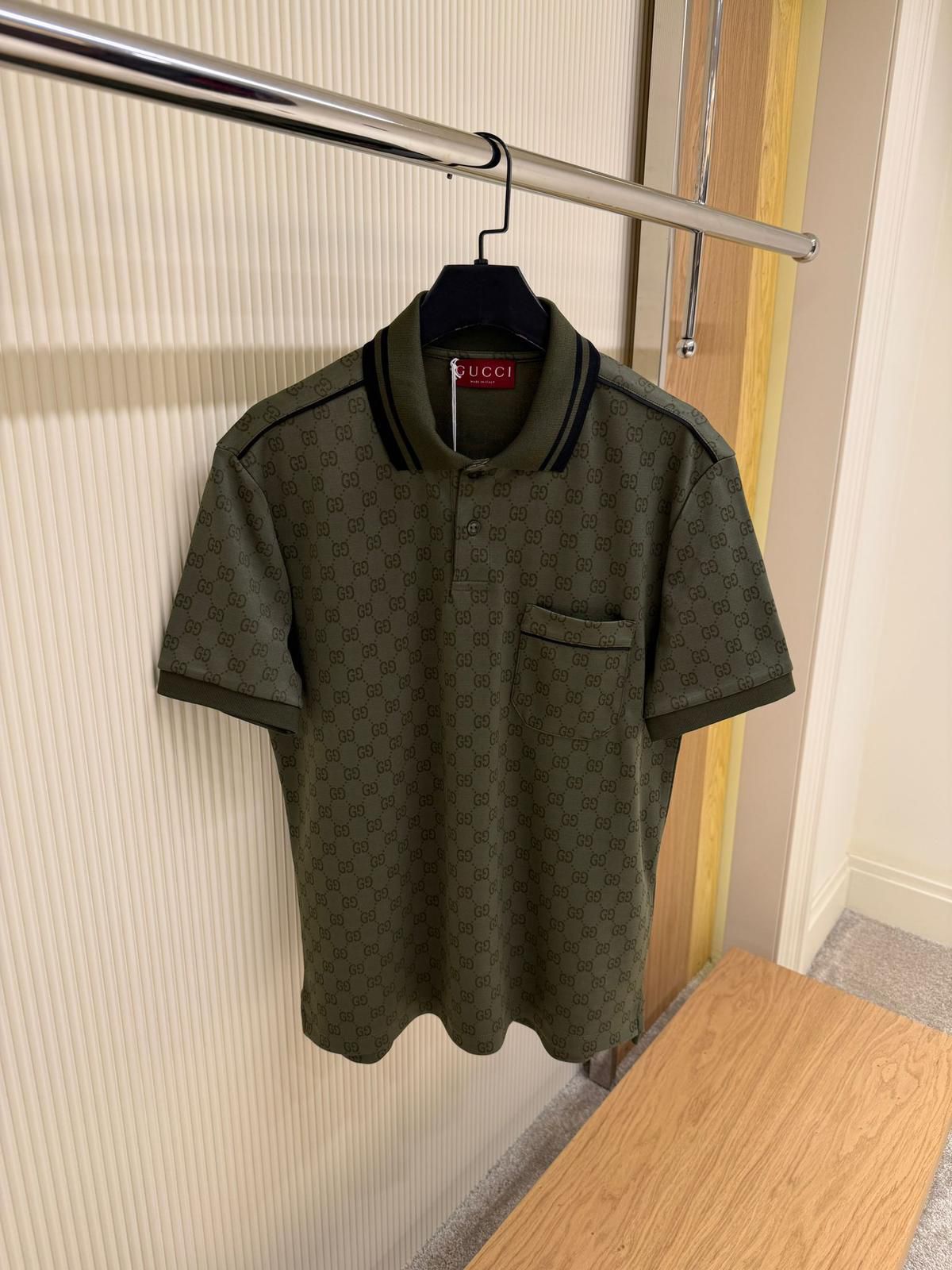 Gucci Brown GG Polo Shirt