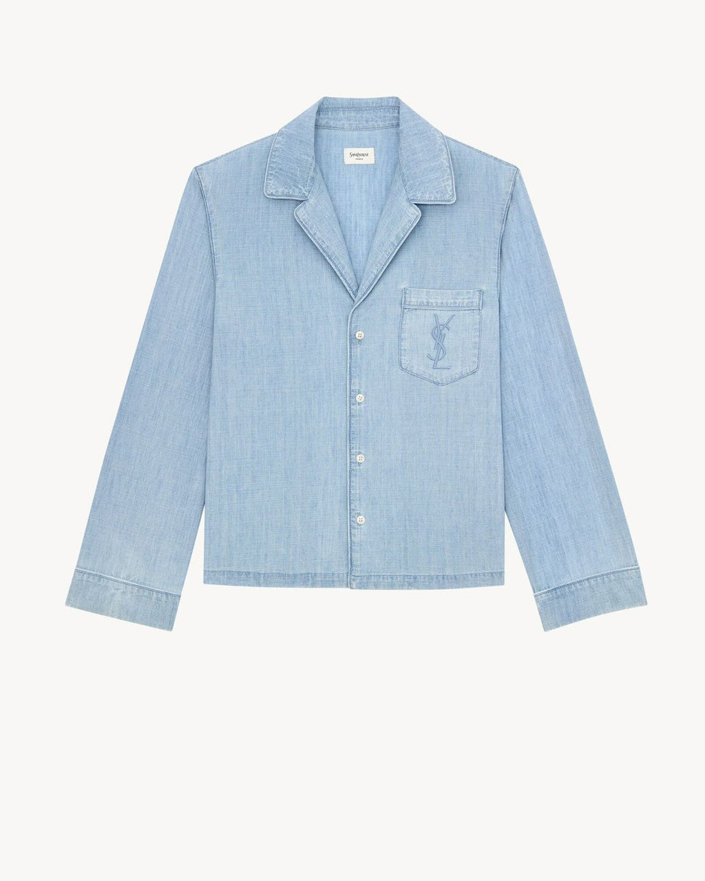Saint Laurent Cassandre Denim Shirt