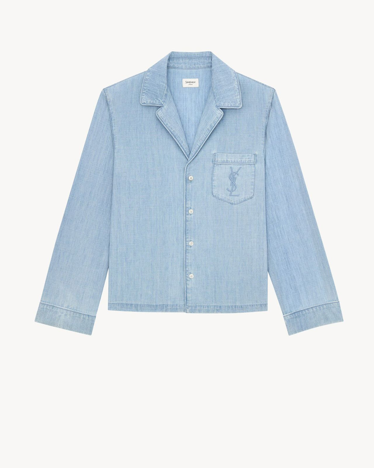 Saint Laurent Cassandre Denim Shirt