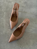 Christian Louboutin Neutral Hot Chick 70 Pumps