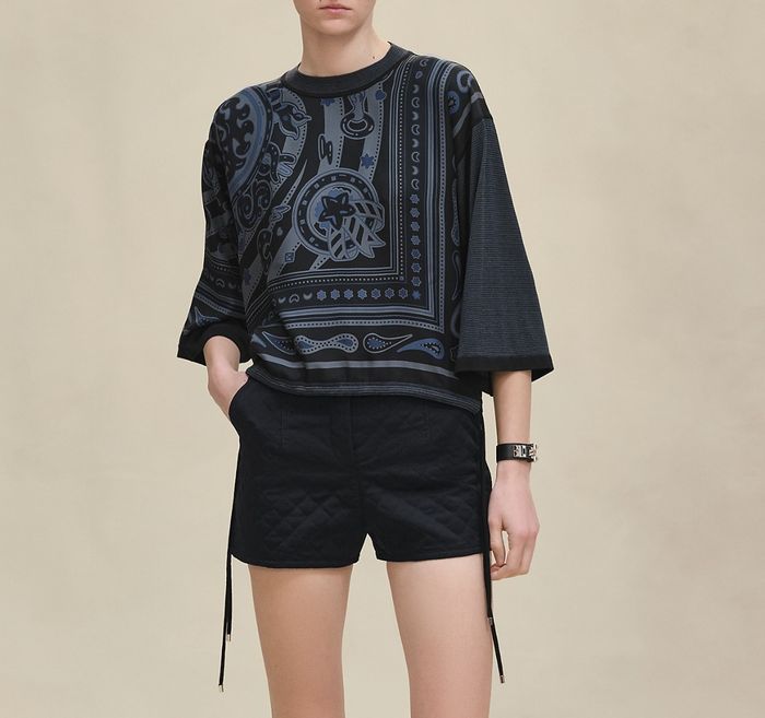 Hermes ETRO paisley-print T-shirt
