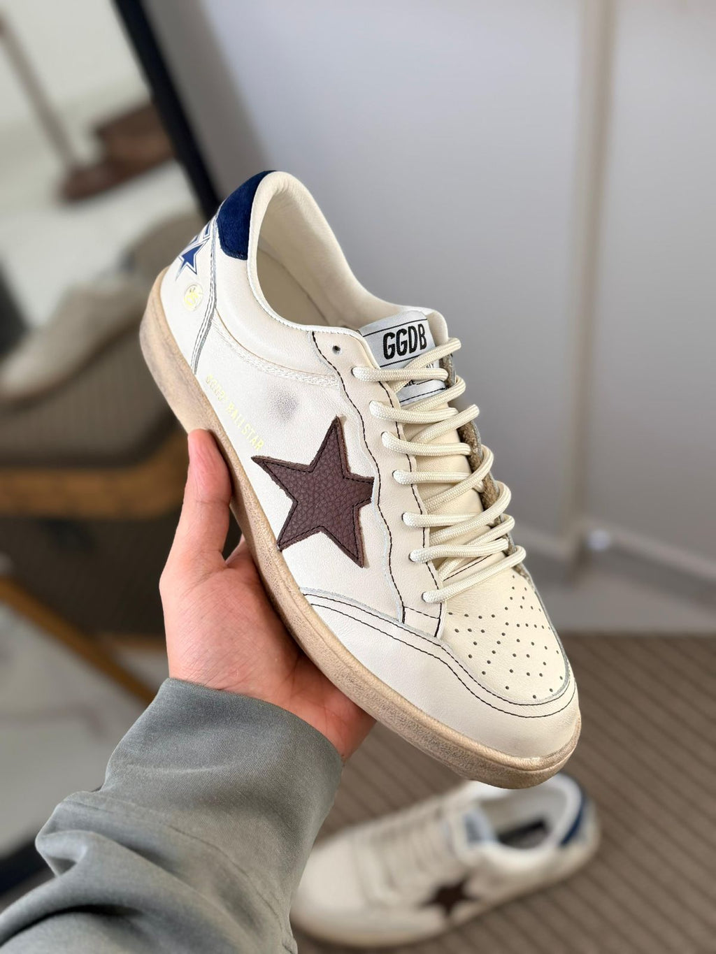 Golden Goose Leather Ball Star Sneakers
