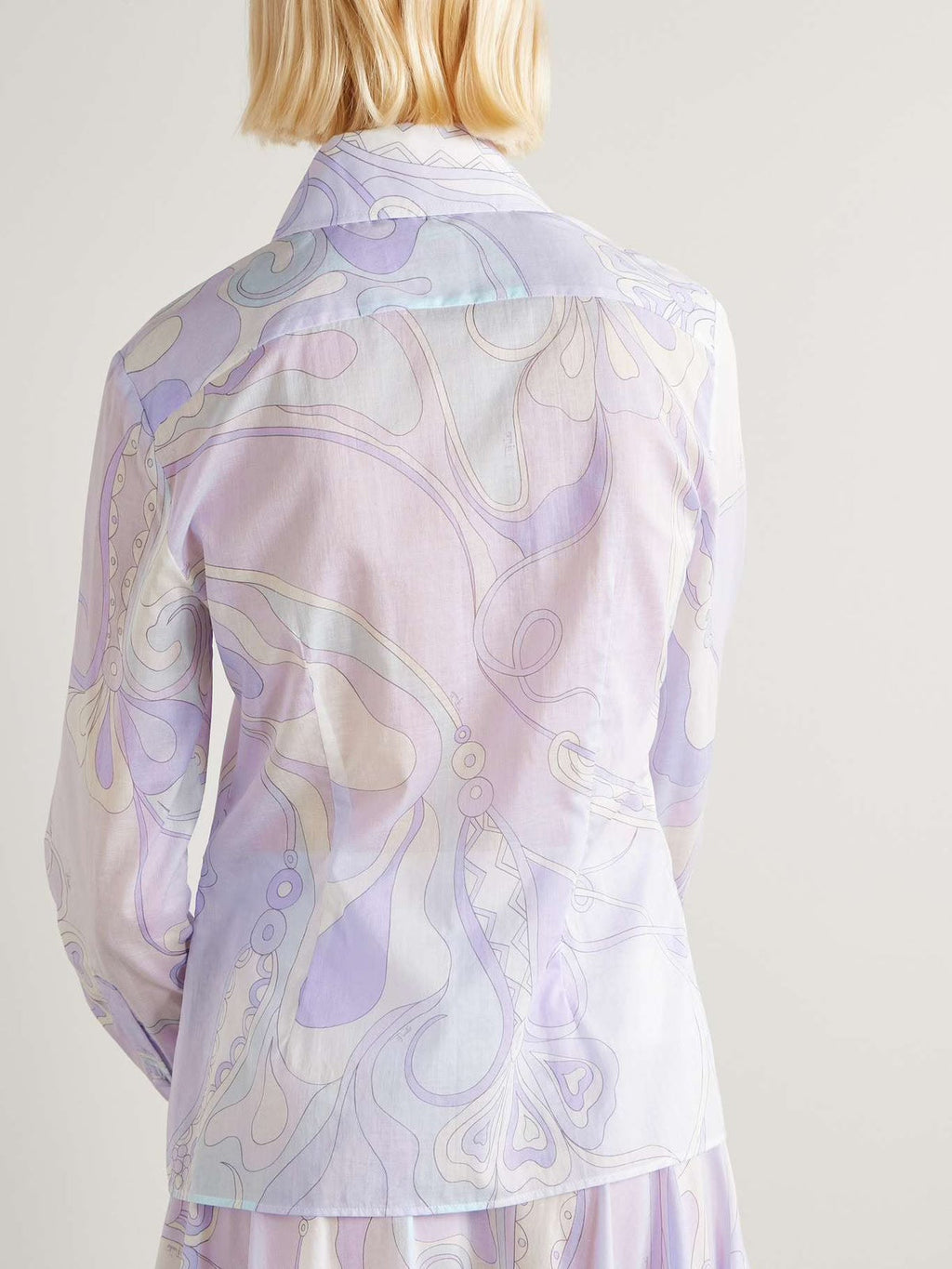 Pucci Purple Orchidee-print Maxi
