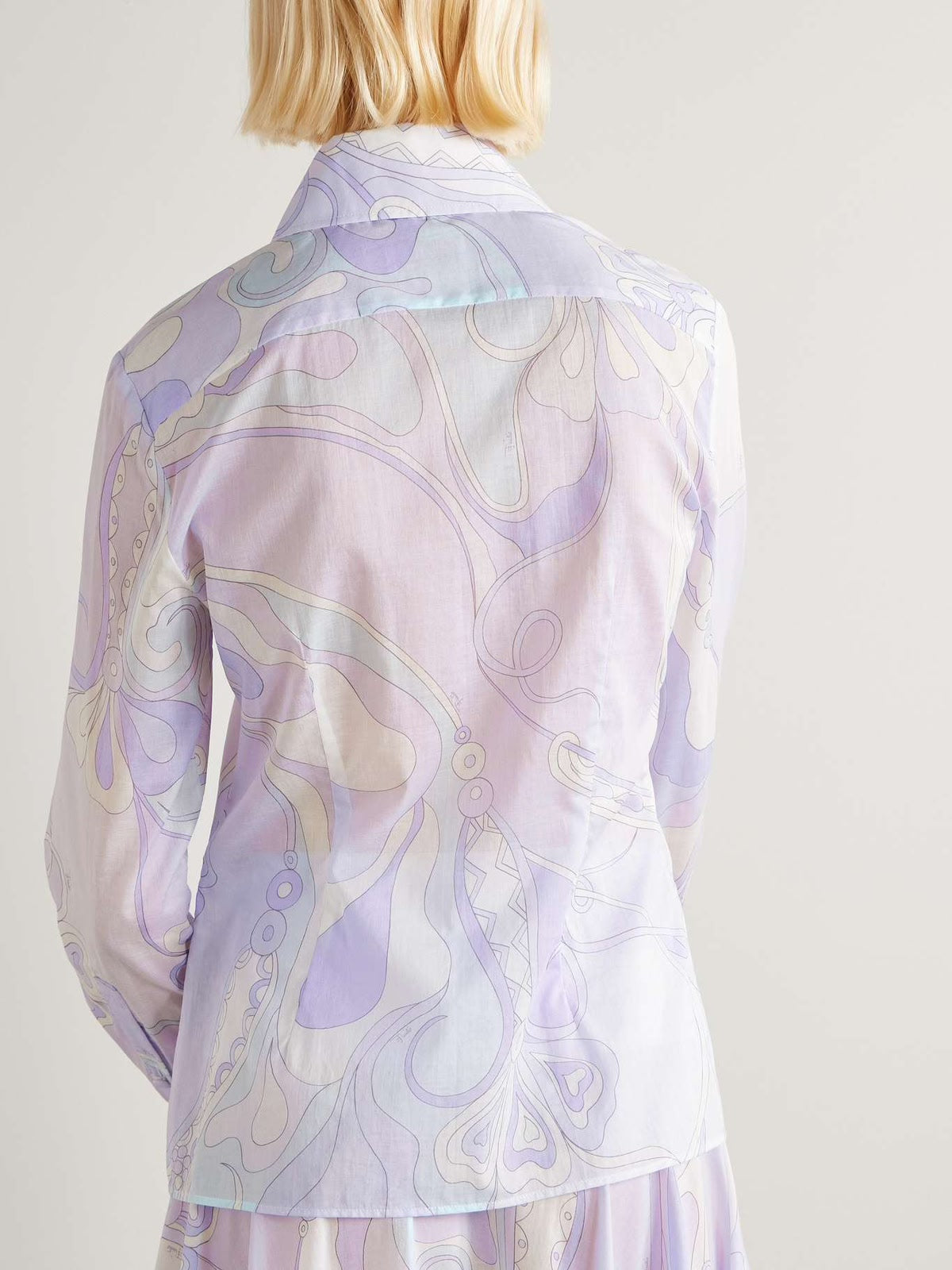 Pucci Purple Orchidee-print Maxi