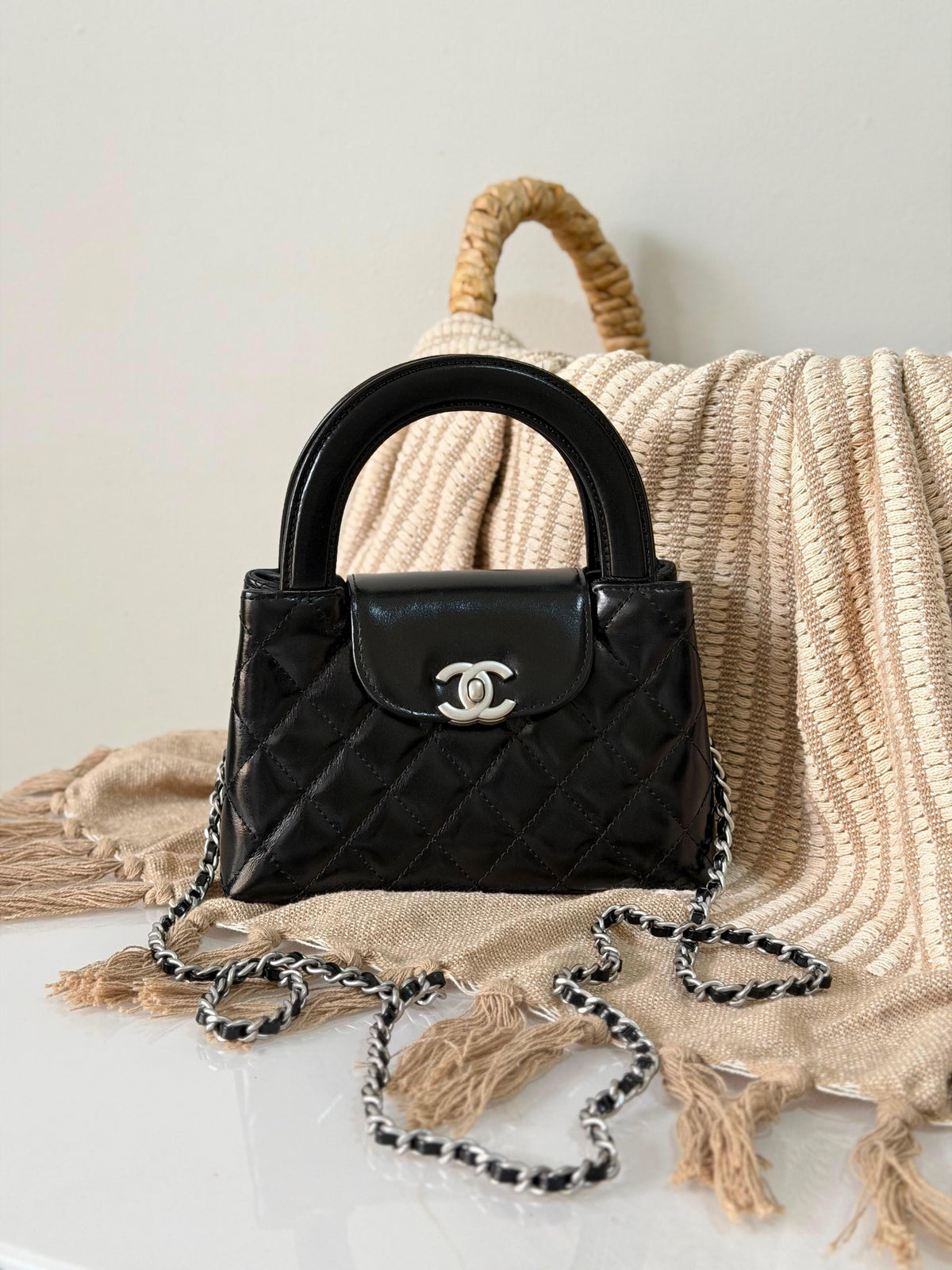 Chanel Nano Kelly Shopper Bag