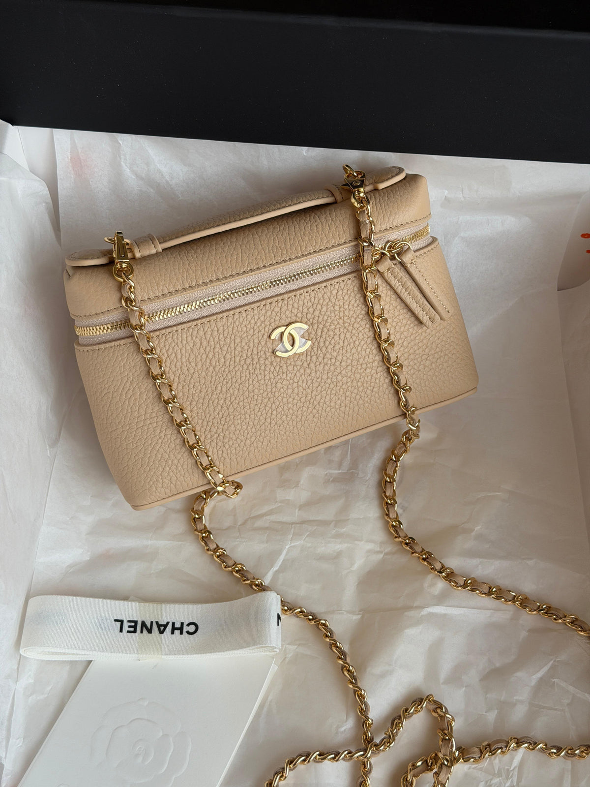 Chanel Vanity Case With Chain Size small