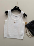 Chanel Sleeveless Tops