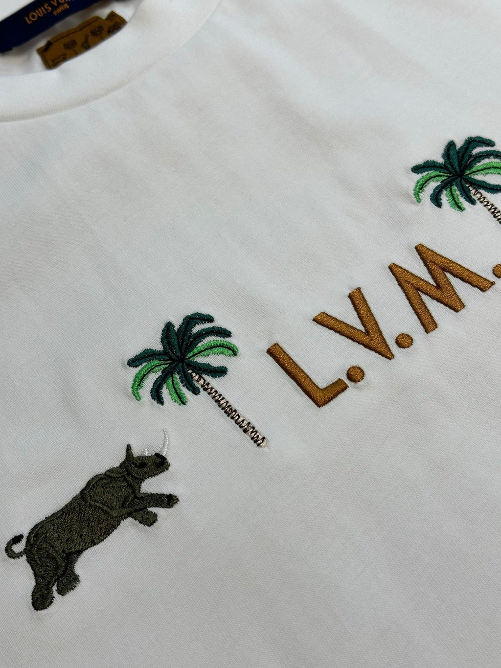 LV x The Darjeeling Limited Embroidered Short-Sleeved T-Shirt