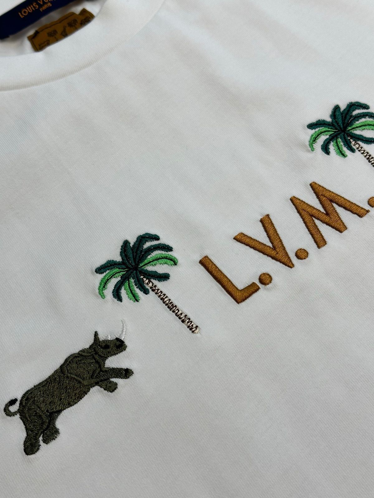 LV x The Darjeeling Limited Embroidered Short-Sleeved T-Shirt