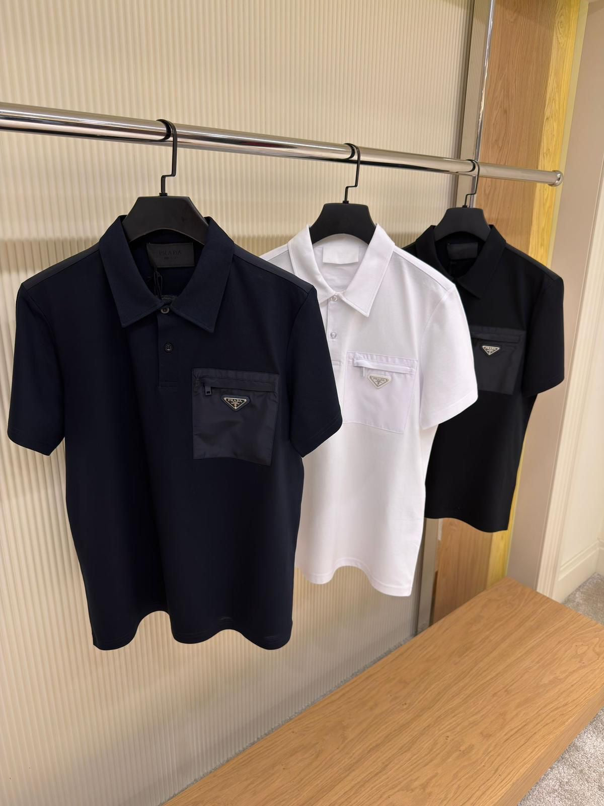 Buy Prada Black Triangle Logo