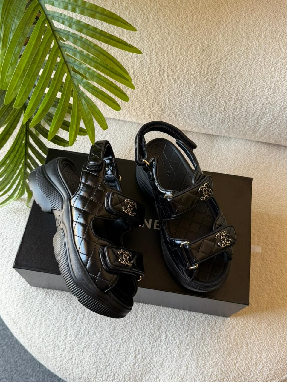 Chanel Sandals - Shiny calfskin