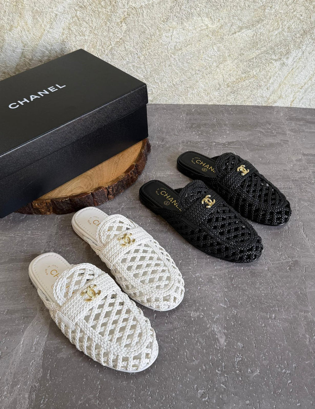 Chanel Crochet Mule