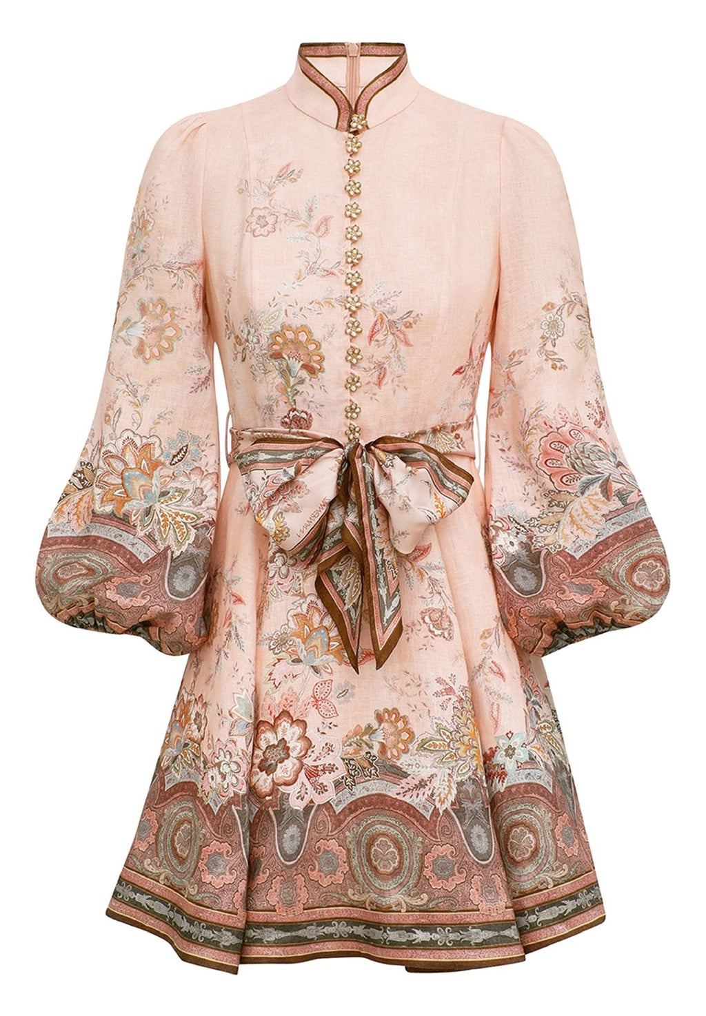 ZIMMERMANN floral-print puff-sleeve Dress