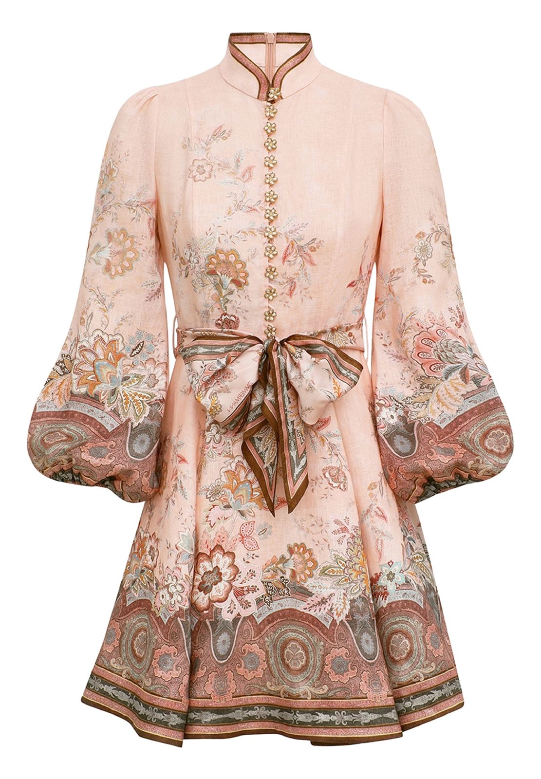 ZIMMERMANN floral-print puff-sleeve Dress