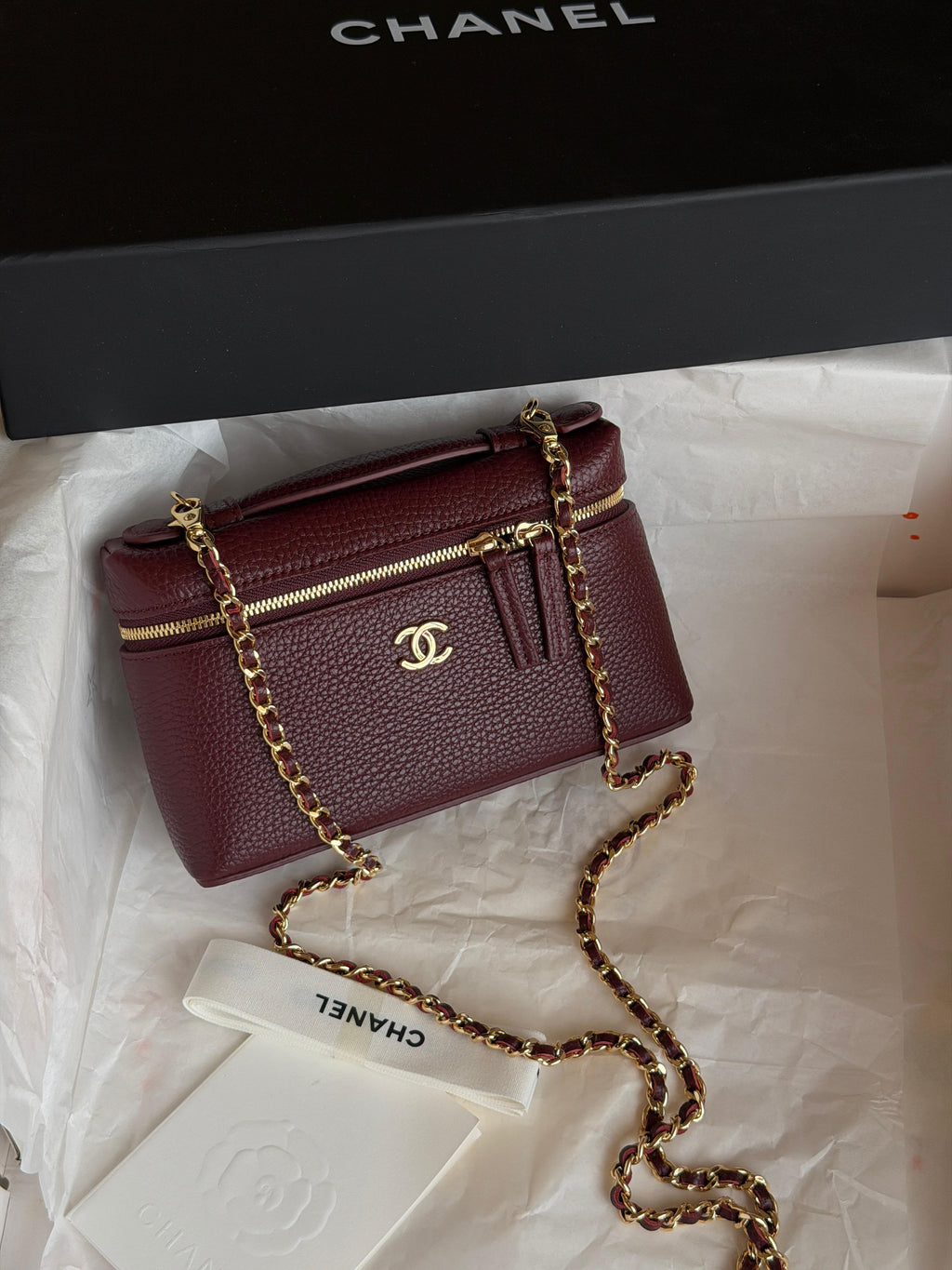 Chanel Vanity Case With Chain Size small