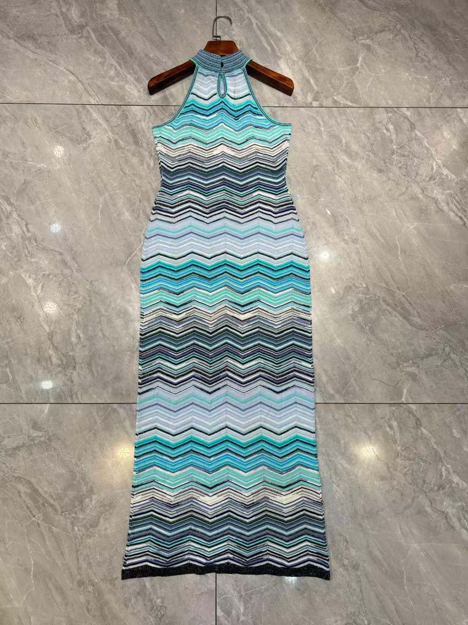 Missoni zigzag-knit Halterneck Dress