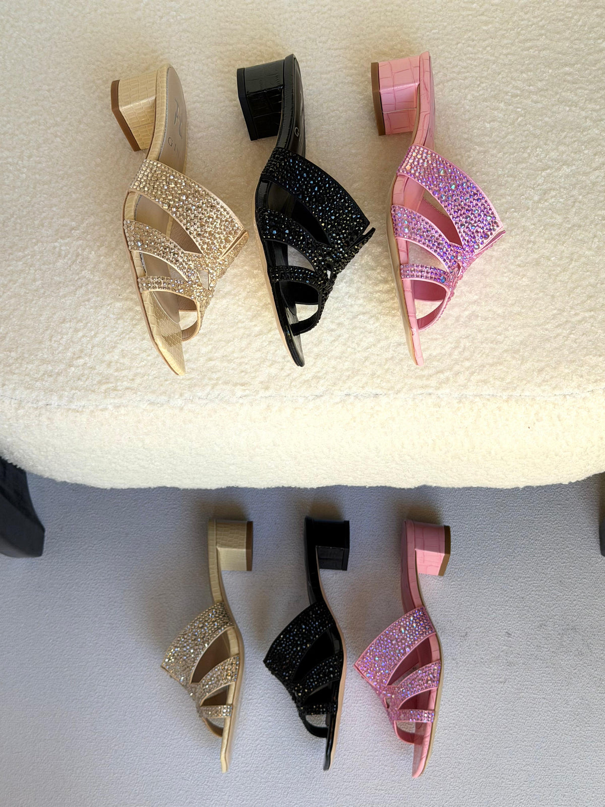 GINA LILA' Crystal Mules
