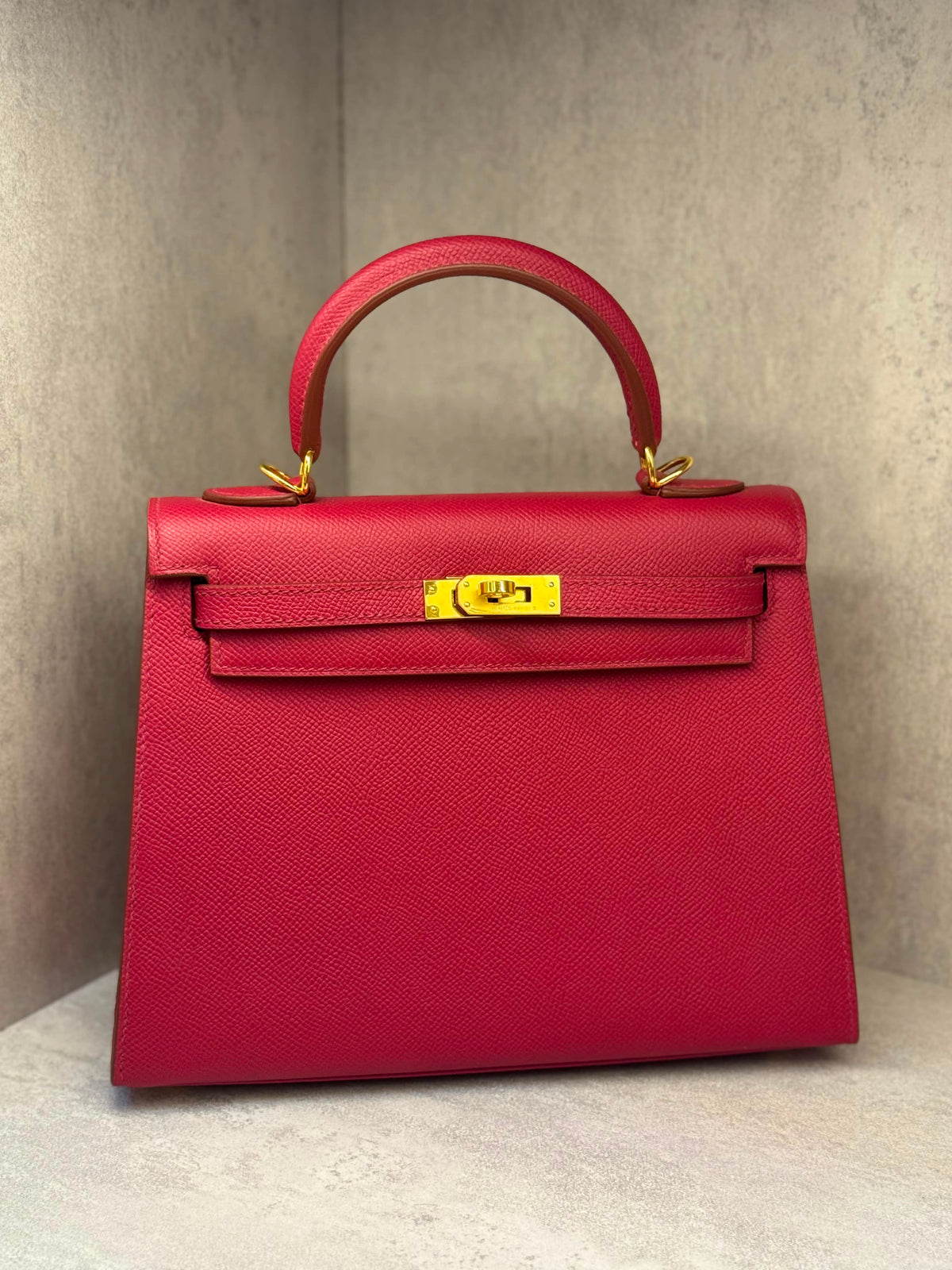 Hermes Mini Kelly 19cm Hand Made