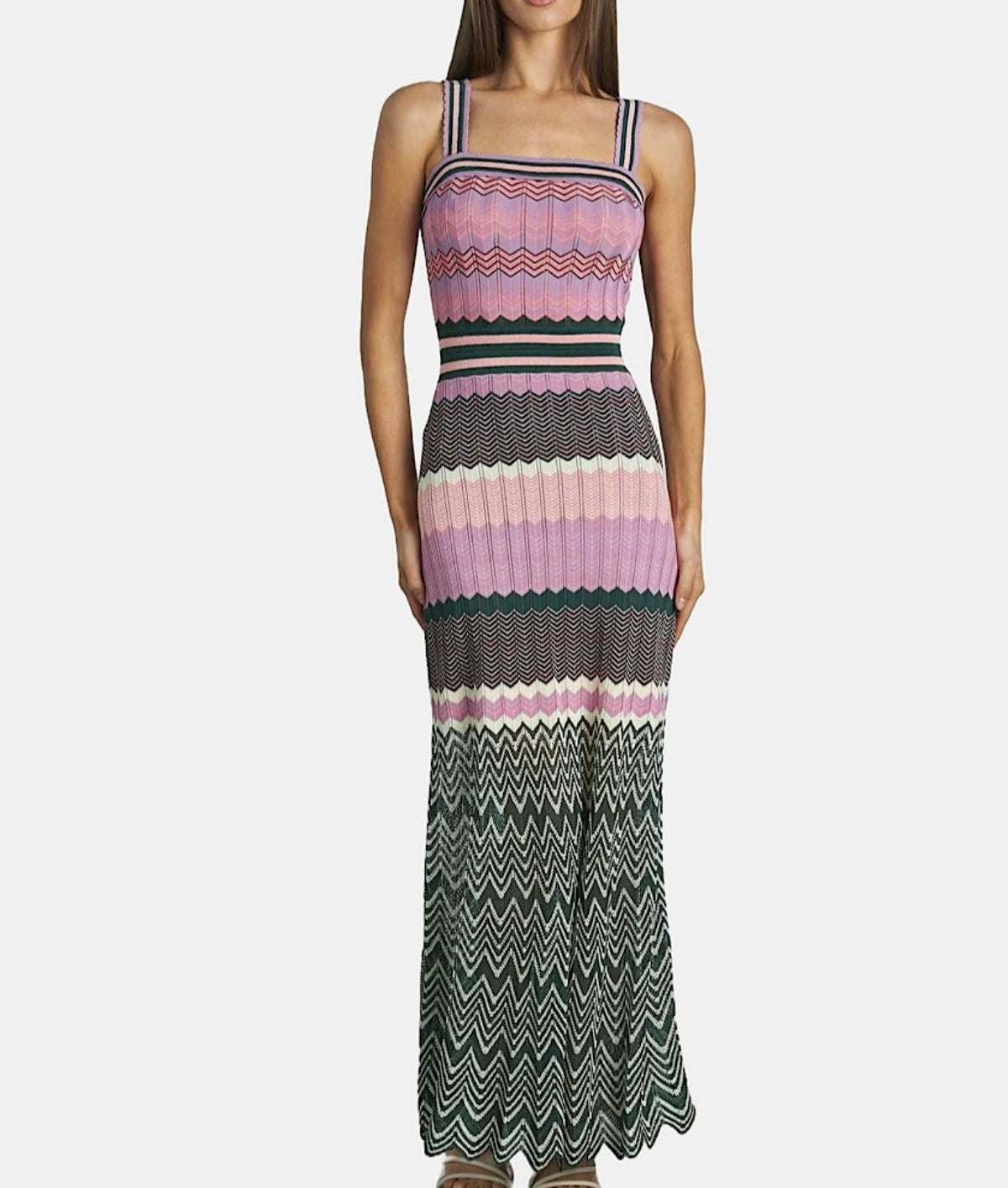 SANDRO Knit Dress With Stripes