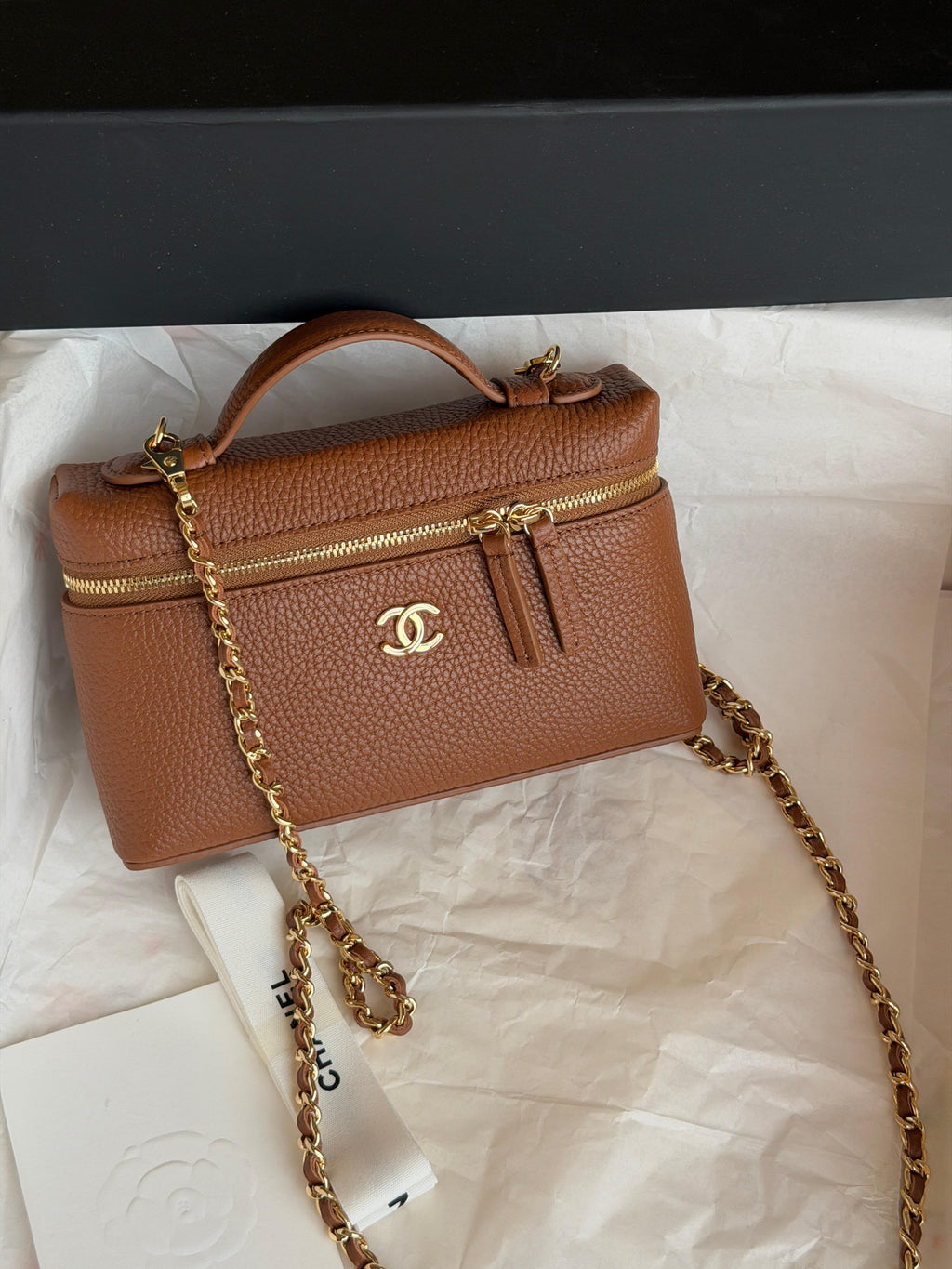 Chanel Vanity Case With Chain Size small