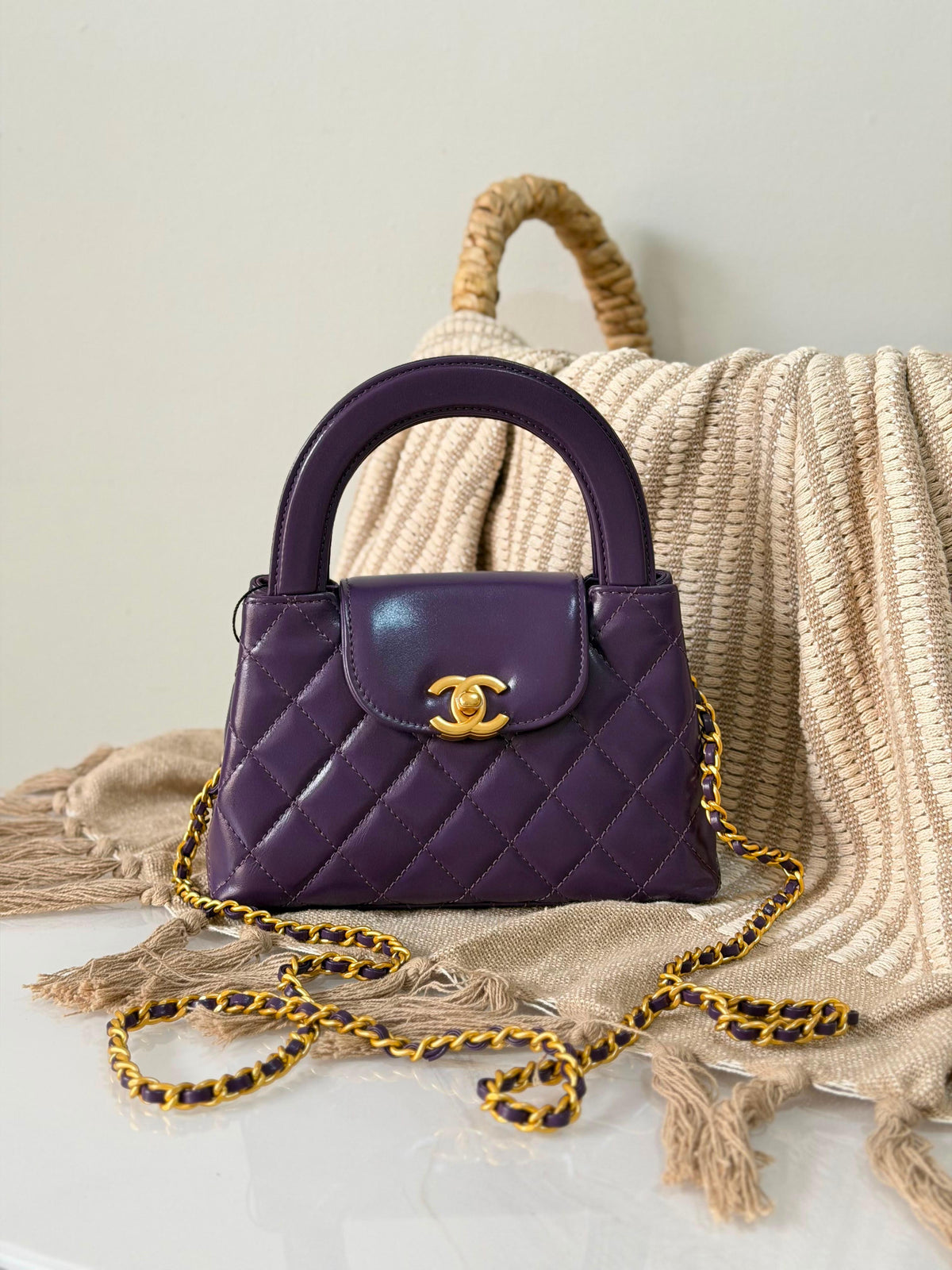 Chanel Nano Kelly Shopper Bag