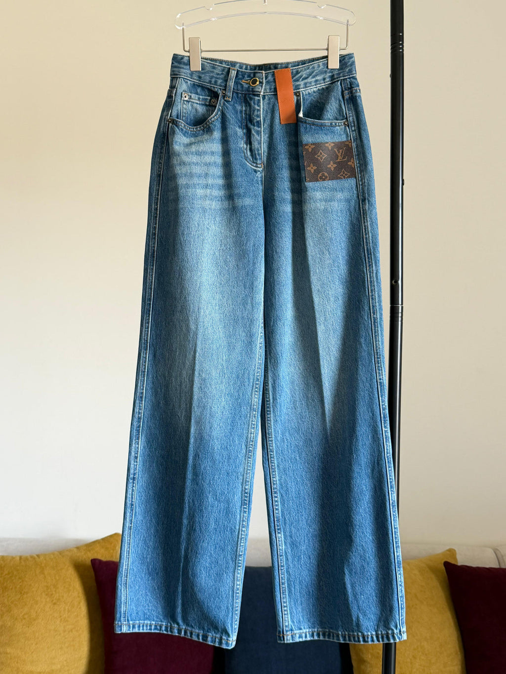 Louis Vuitton Monogram Flared Jeans