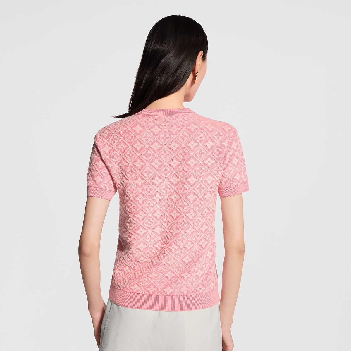 LV Monogram Toweling Knit Top