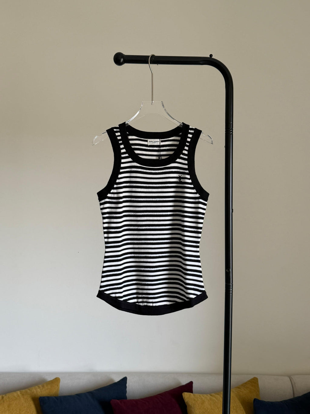 Saint Laurent Striped Tank Top