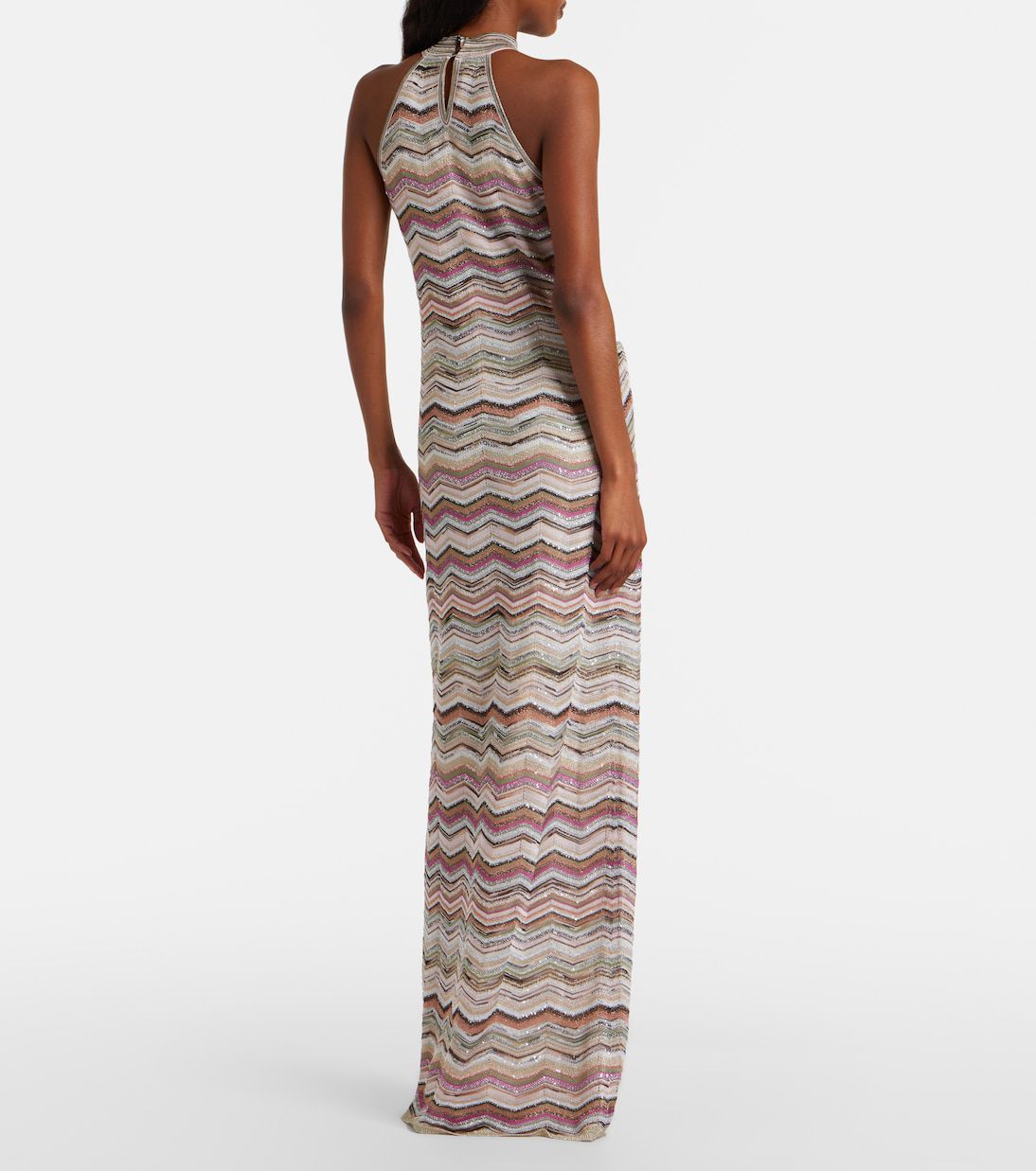 Missoni zigzag-knit Halterneck Dress