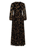 ZIMMERMANN chain-print pleated-skirt Midi Dress