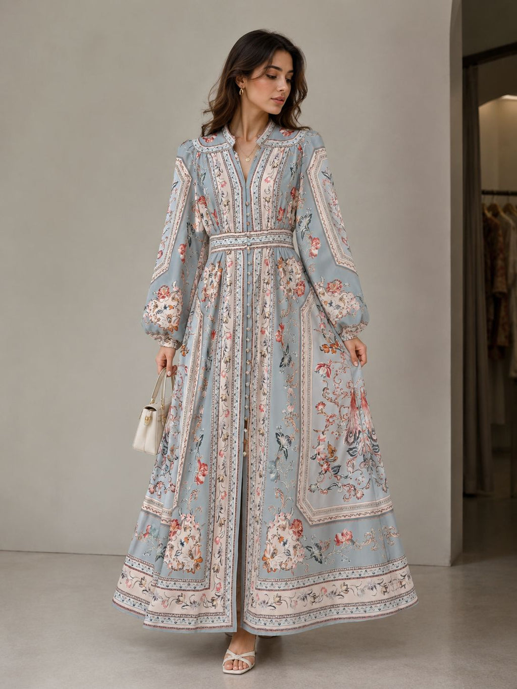 ZIMMERMANN Roselight floral-print Dress