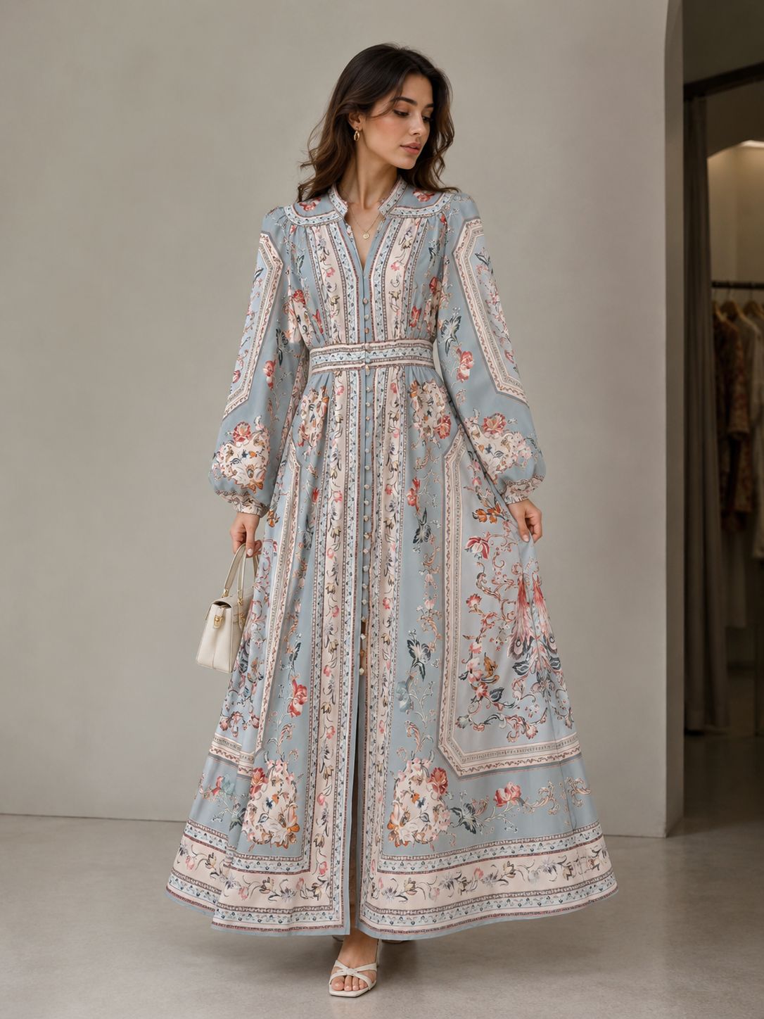 ZIMMERMANN Roselight floral-print Dress