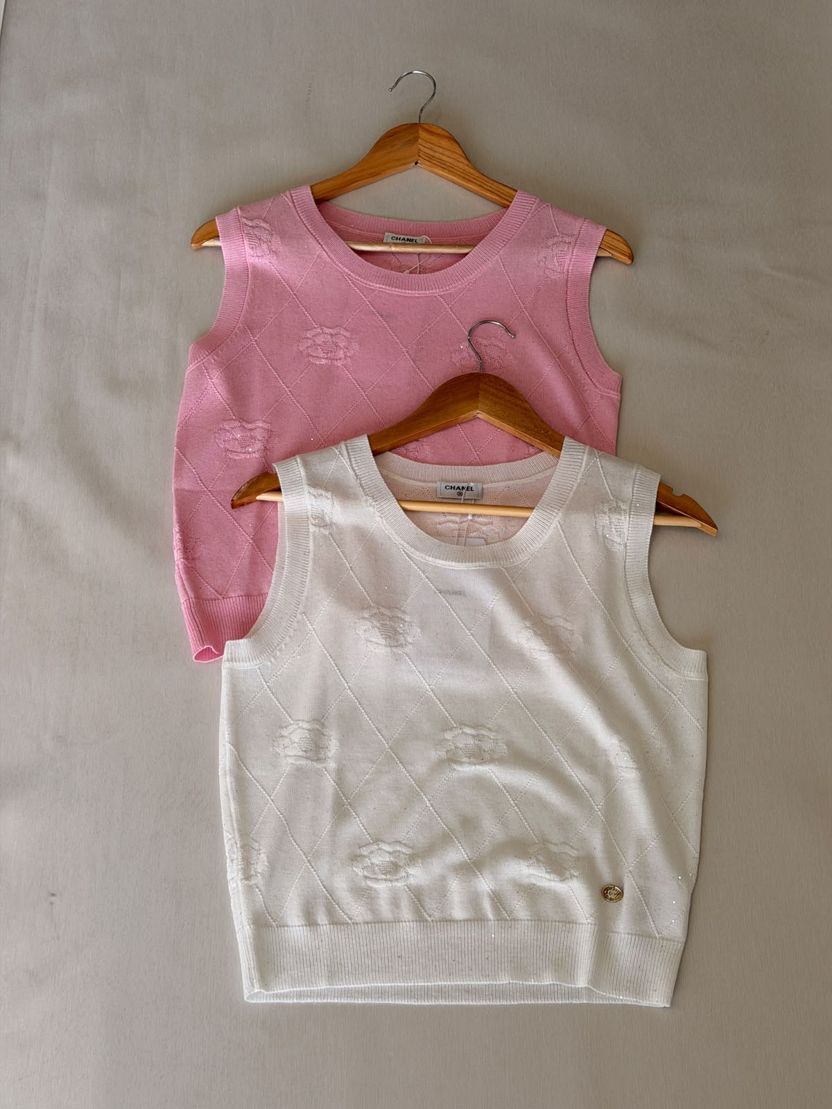Chanel crochet tank top
