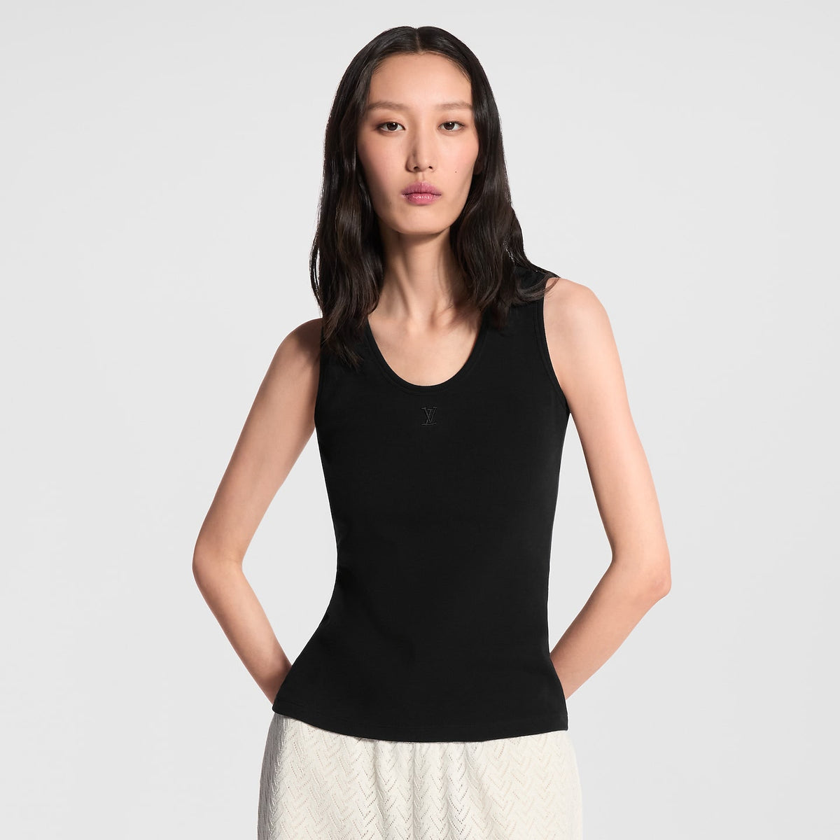 Louis Vuitton Ribbed Tank Top