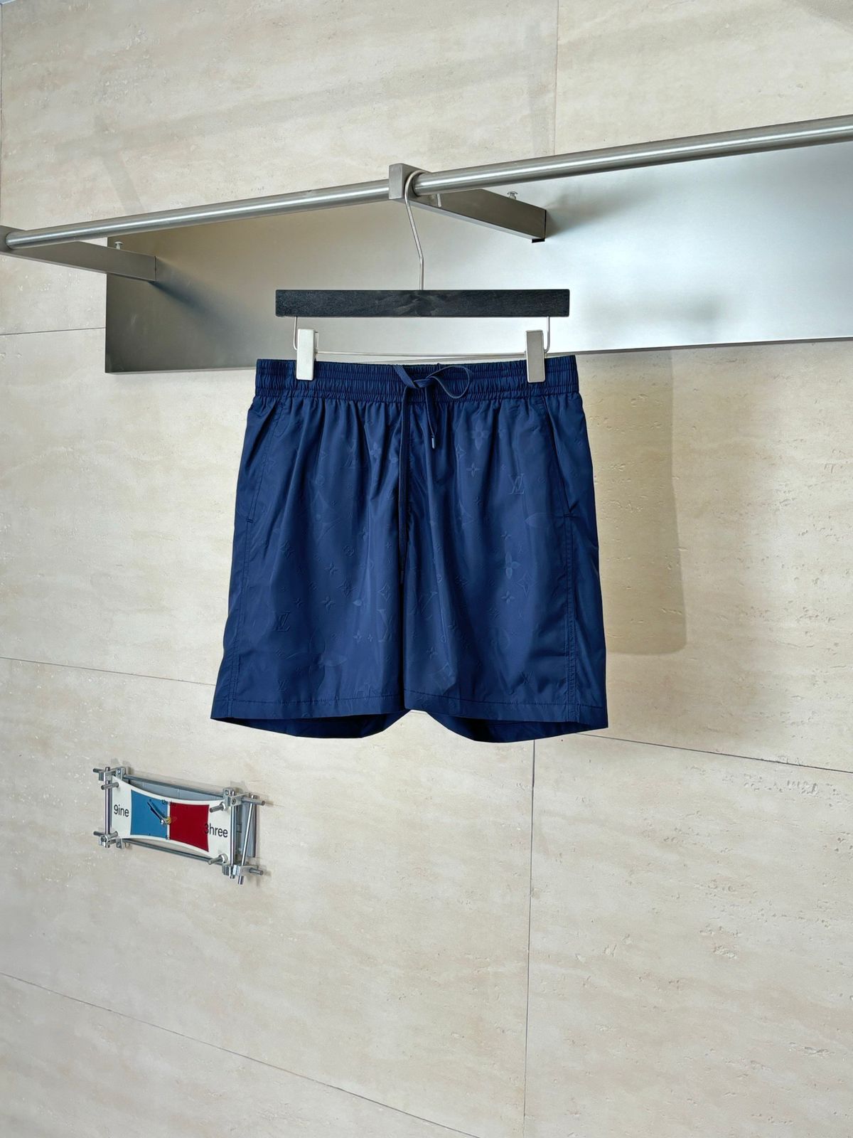 Louis Vuitton Monogram Moire Jacquard Silk Shorts