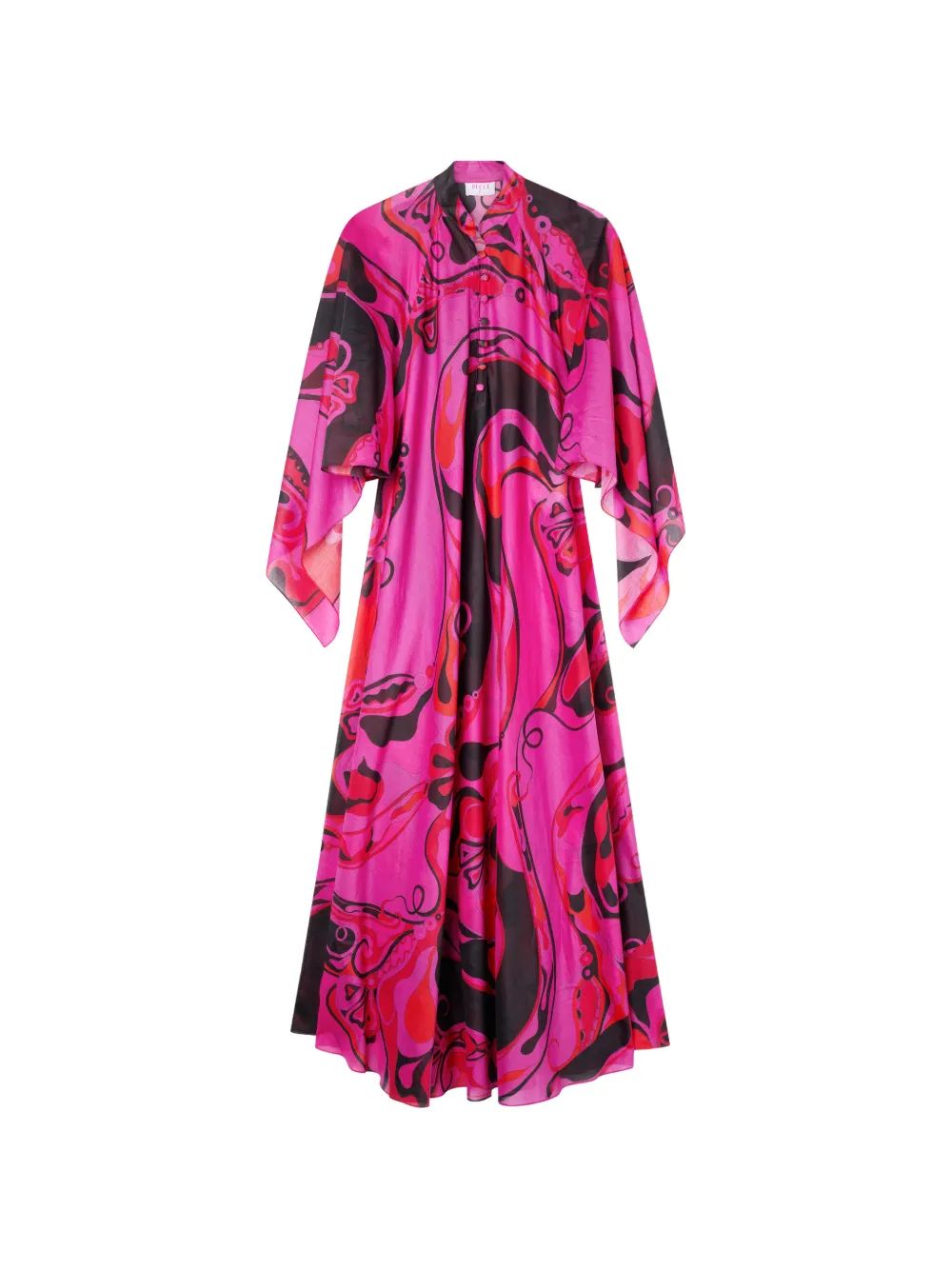PUCCI Orchidee-print Cotton Kaftan