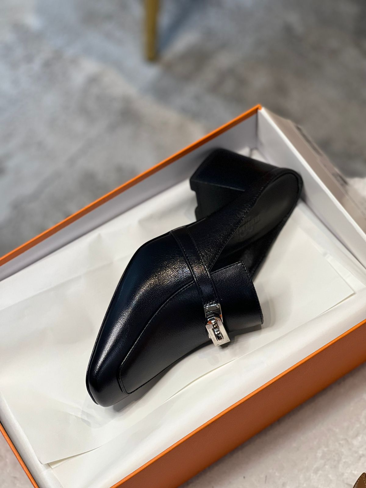 Hermes Blossom Mules